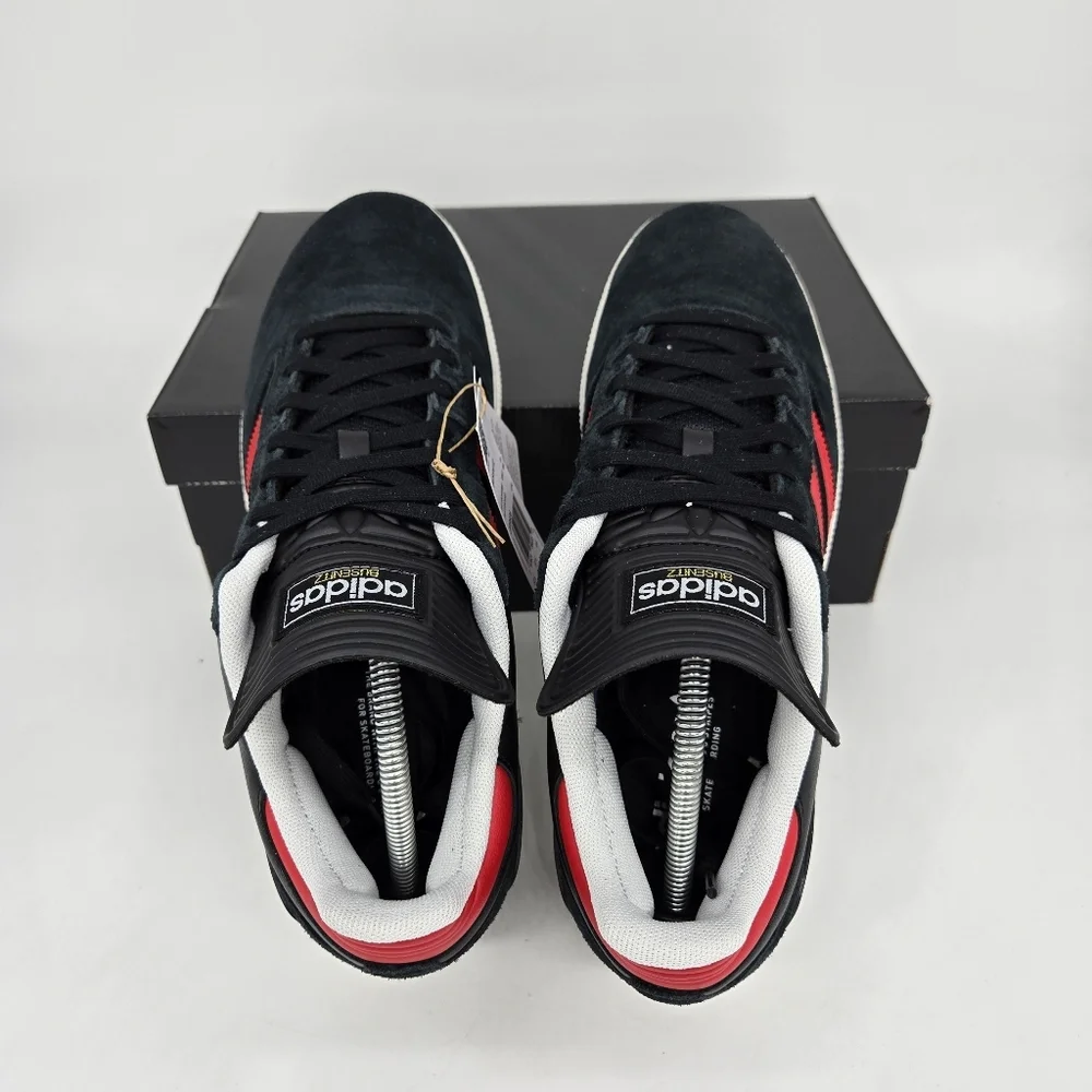 New Adidas Busenitz Pro 'Black Scarlet' Men's Skateboarding Shoes Size 9.5 - Picture 5 of 8